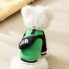Small Dog Pet Clothes Contrasting Color Plugs Satchel Two-legged Sweater Than Bear Teddy Can Lead Dog Clothes