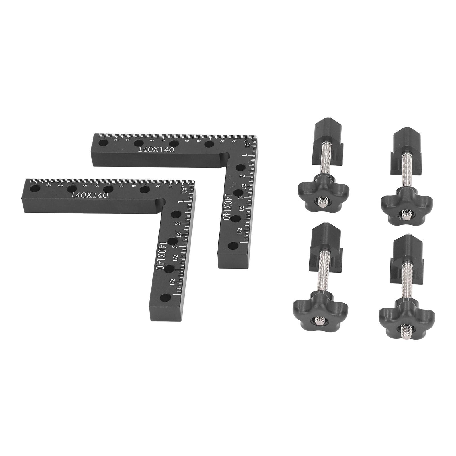 

90 Degree Positioning Square Aluminum Alloy Woodworking Panel Fixation Right Angle Clamp Cabinet Corner Clamp