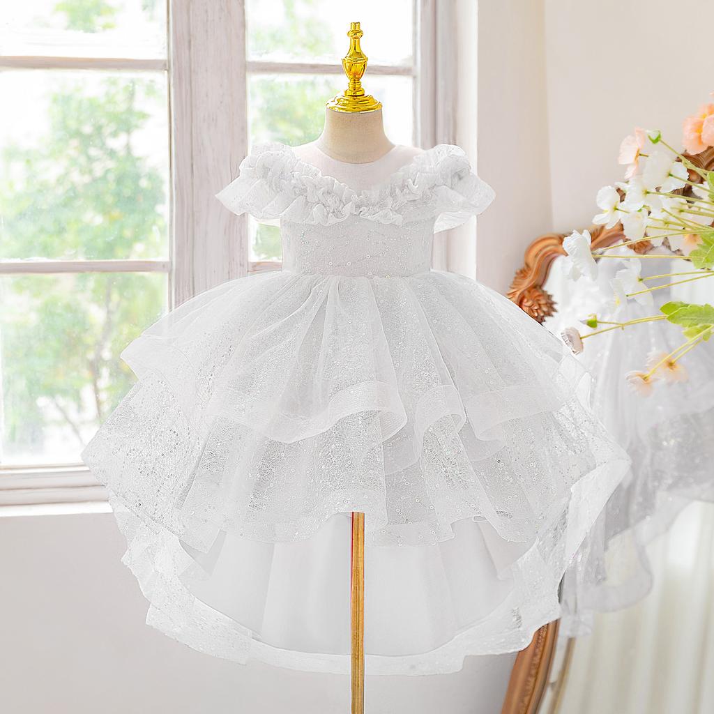 3-8Y Christmas Dress Newborn Baptism Wedding Dress for Baby Girl First Birthday Party Wear Toddler Girl Christening Gown Clothes AT6012