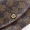 LOUIS VUITTON Portefeiulle Kaisa Purse N61221 Slys Brown Damier canvas Women Used