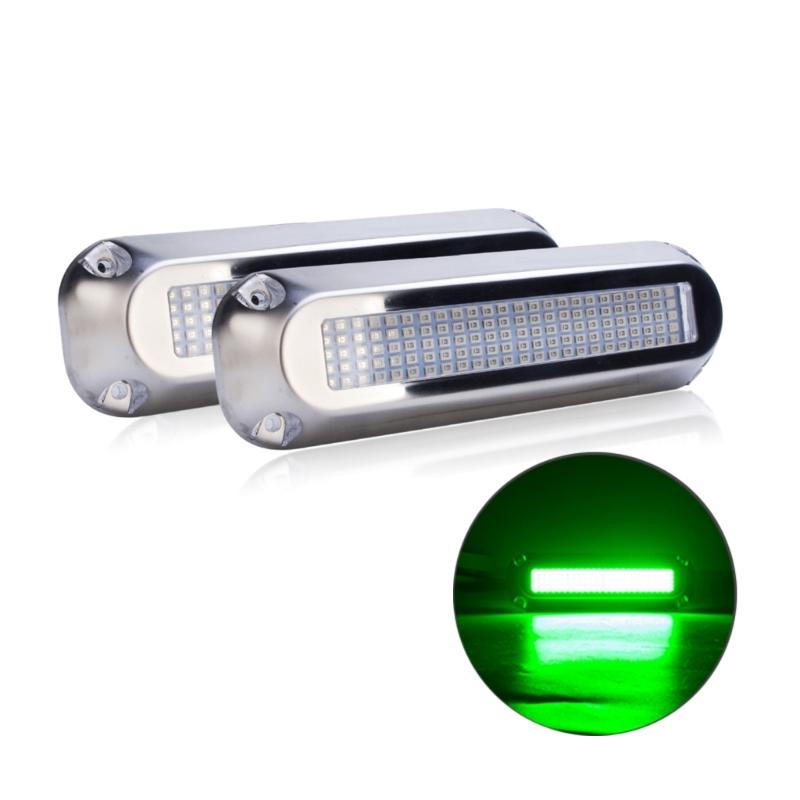 Marine LED Boat Light 60W 120 LED Waterproof Underwater Courtesy Light Sailboats Pontoon Transom Light