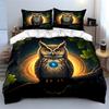 Mystical Cosmic Owl. Bedding Sets Duvet Covers Pillowcases(1* Duvet Cover 2* Pillowcases Without Duvet Insert)