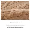 Women's Retro Long Sleeve Cable Knit Sweater with Chest Embroidery - RL Lapel Polo, 2026 Autumn/Winter Collection
