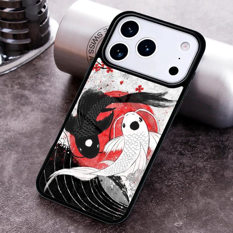 Carp Fish Soft Phone Case For iPhone 17 16 15 14 13 12 11 Pro Max Plus 17Air Soft Silicone Cover