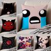 Casual GameThe Binding of IsaacS Anime Cushion Cover Linen Pillow Case Soft Breathable Protective Couch Room Decoration