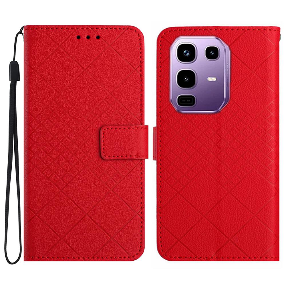 For Infinix Note 50x 5G Case Wallet Imprint PU Leather Flip Folio Phone Cover