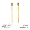  Snake Chain Long Tassel Drop Earrings Stainless Steel Fashion Unique Design Earrings for Women Girl Kpop Wedding Jewelry