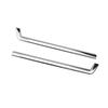 For Ford EcoSport 2013 - 2017 Front Grille Trim 2Pcs Front Logo Side Protection Sticker Decorative Strip Interior Accessories