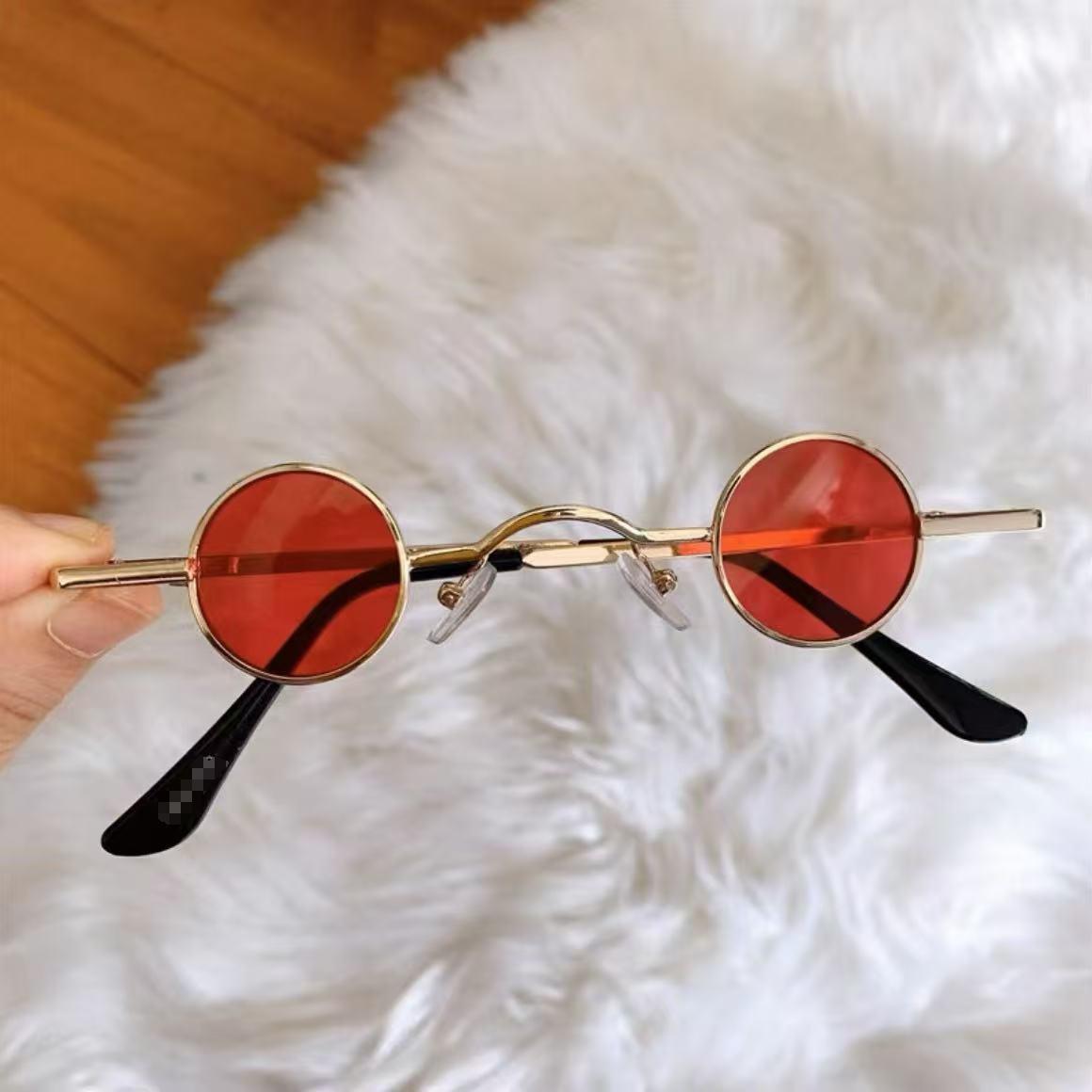 

Супер Маленькі Круглі Ретро Сонцезахисні Окуляри Міні Кругла Оправа Фото Маленькі Окуляри Чоловічі Та Жіночі Сонцезахисні Окуляри Панк Тренд