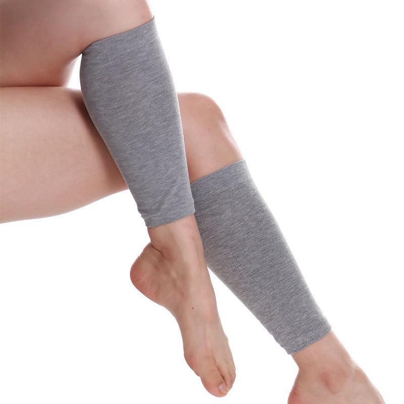Unisex Cotton Style Breathable Leg Warmers: Thin, Elastic, All-Season Calf Protection for Sports