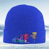Disc Golf Basket Disc Colorful Design Unisex Women Unisex Knitted Hat Beanie Pullover Cap Winter Thermal Warm Christmas Outdoor Cyc