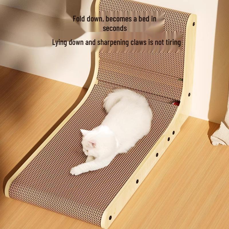 JINGRUIXIANG Vertikální L-tvarovaný škrabací sloup pro kočky