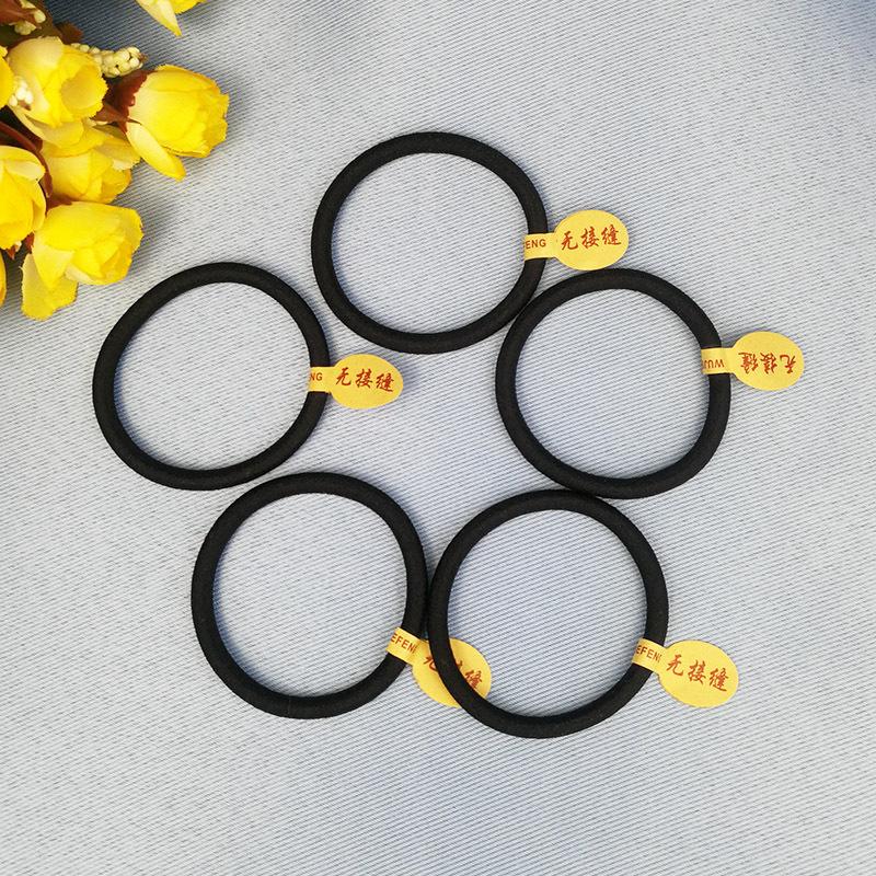 10pcs/Lot High Quality Simple Black Color Elastic Hair Bands Women Headband Hair Ties Ropes Rubber Band Girls Hair Accessories