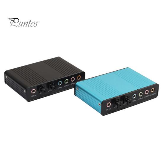 Placă de sunet audio optică USB 2.0 externă cu 6 canale 5.1 pentru notebook laptop PC