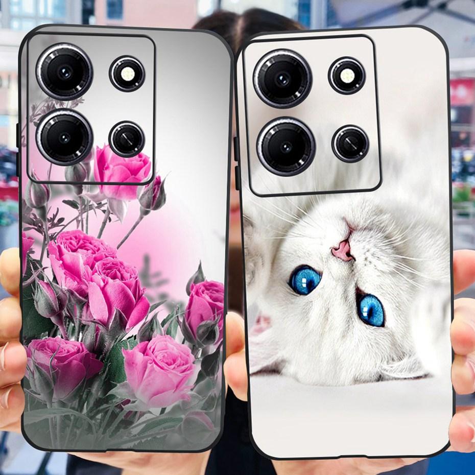 Fashion Butterfly Phone Case For Infinix Note 30i Note30 Pro 2023 Soft Silicone TPU Back Cover For Infinix Note 30 Pro Note30i