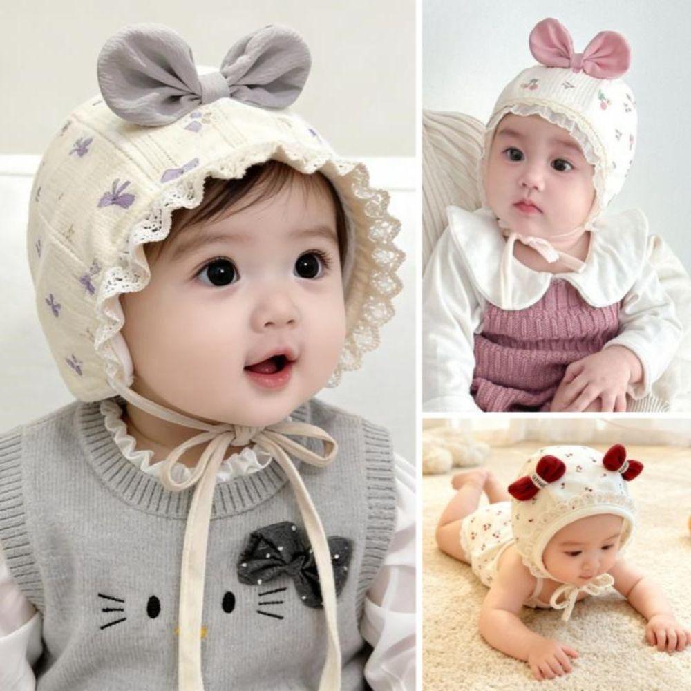 Windproof Baby Hat Full Coverage Infant Bonnet New Newborn Baby Hat  Spring Autumn Wear