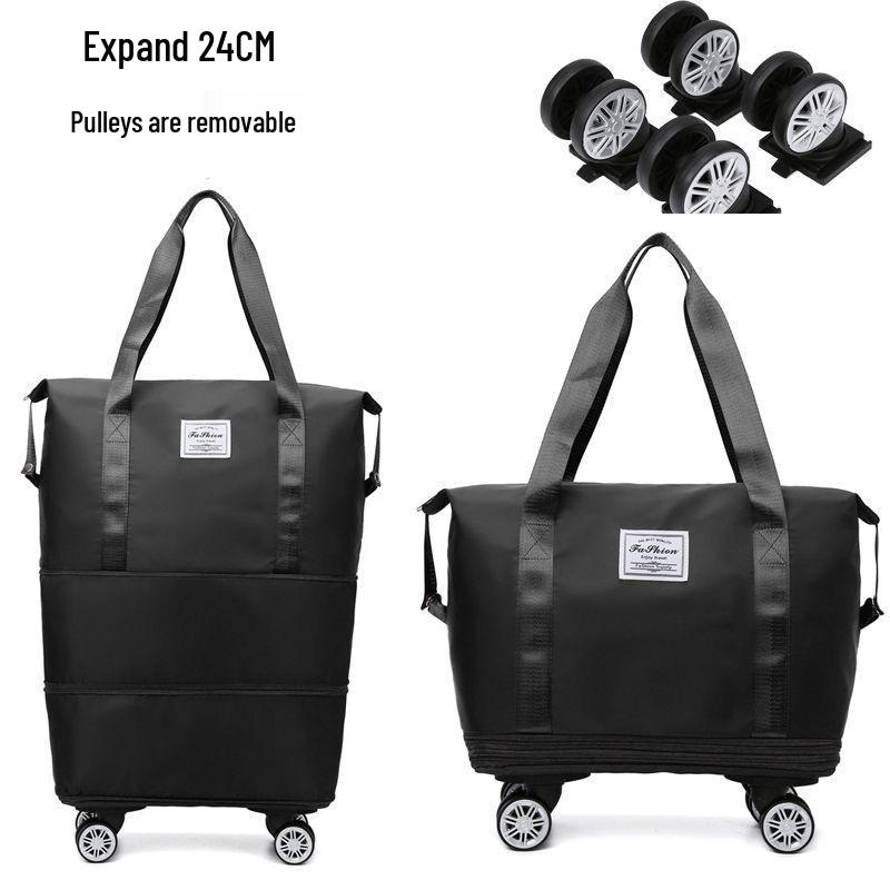Large-Capacity Wheeled Waterproof Travel Bag for Short Trips
