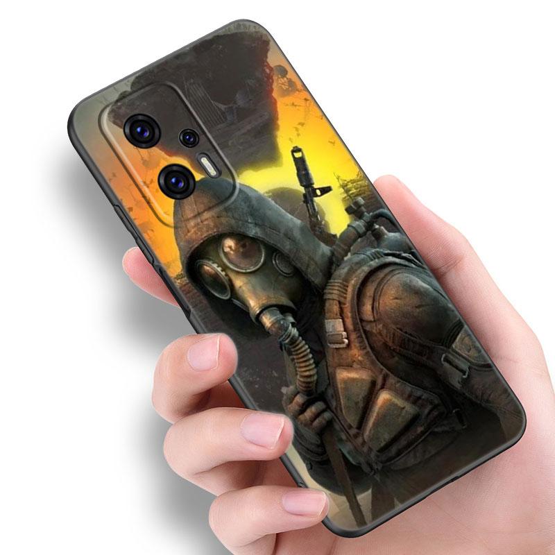 Game Stalker Clear Sky Black Silicone Phone Case For Xiaomi POCO X3 X4 NFC F5 M3 M4 M6 X5 X6 Pro F3 F4 GT 5G C55 C65 M5