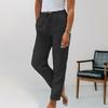 Pantaloni Casual da Donna Estivi Monocolore Vita Elastica Cotone Lino Tasca Grande Coulisse Pantaloni da Donna Vestibilità Larga Uso Quotidiano