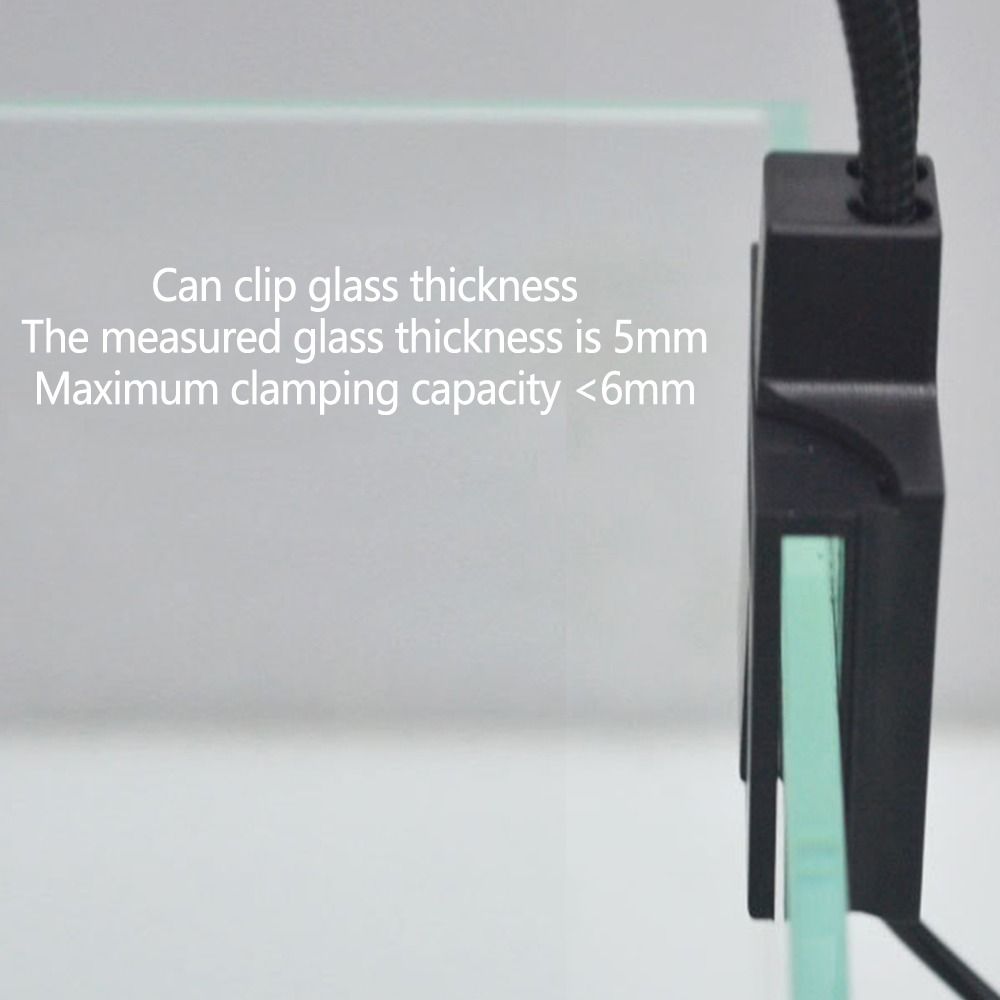 Flexible Bendable Fish Tank Clip Lamp White Light LED Aquarium Light  Aquatic Plants