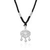Tichiya Ethnic Style Luxury Woven Clavicle Chain Necklace In S925 Sterling Silver Women's Peace Lock Trendy Design
