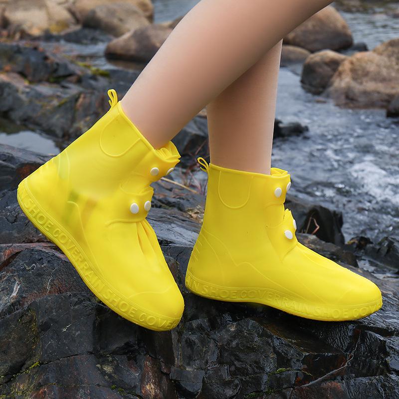 Adult Shoe Covers, Rainy Day Waterproof Shoe Covers, Rain Boots, Rainproof Outdoor Rainproof, Thickened Wear-resistant Shoe Covers, Rainproof