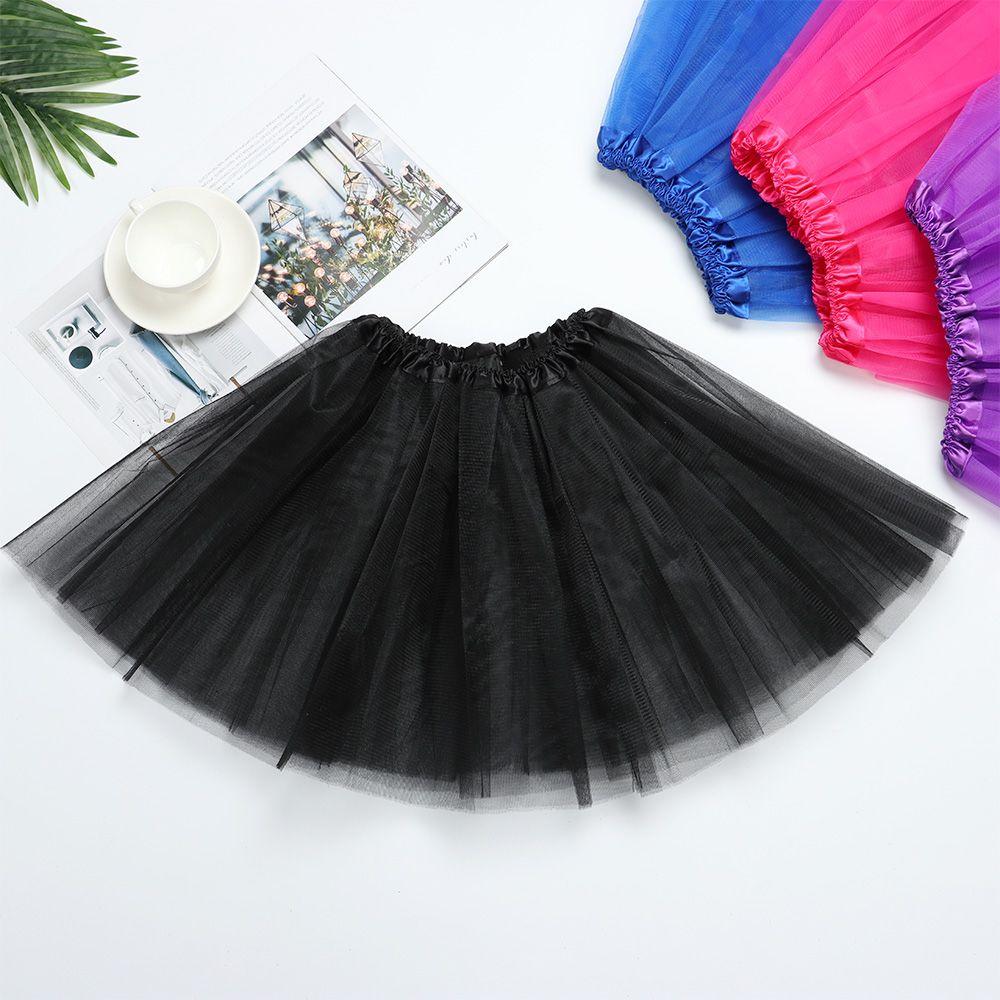 Adult Elastic Classic Pleated Dance Ballet Skirts Tutus Skirt Puffy Skirts Lolita Petticoat