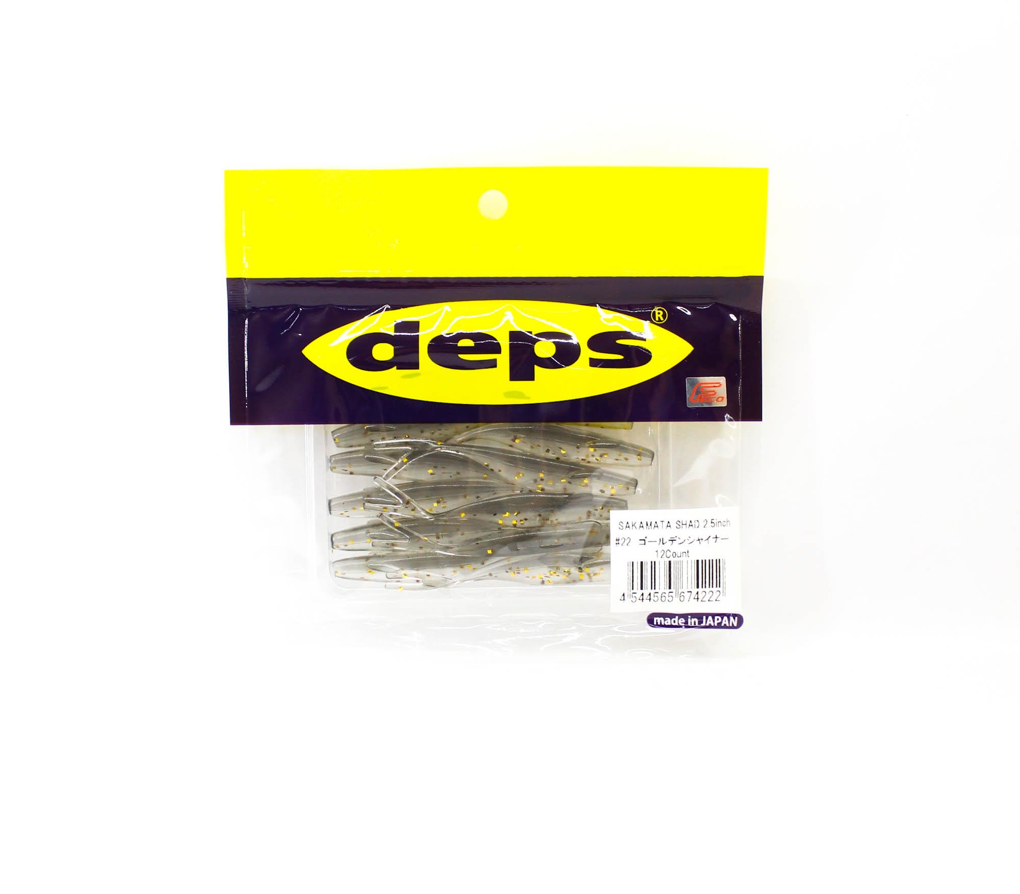 

Deps Soft Lure Sakamata Shad 2.5 Inch 22 (4222)