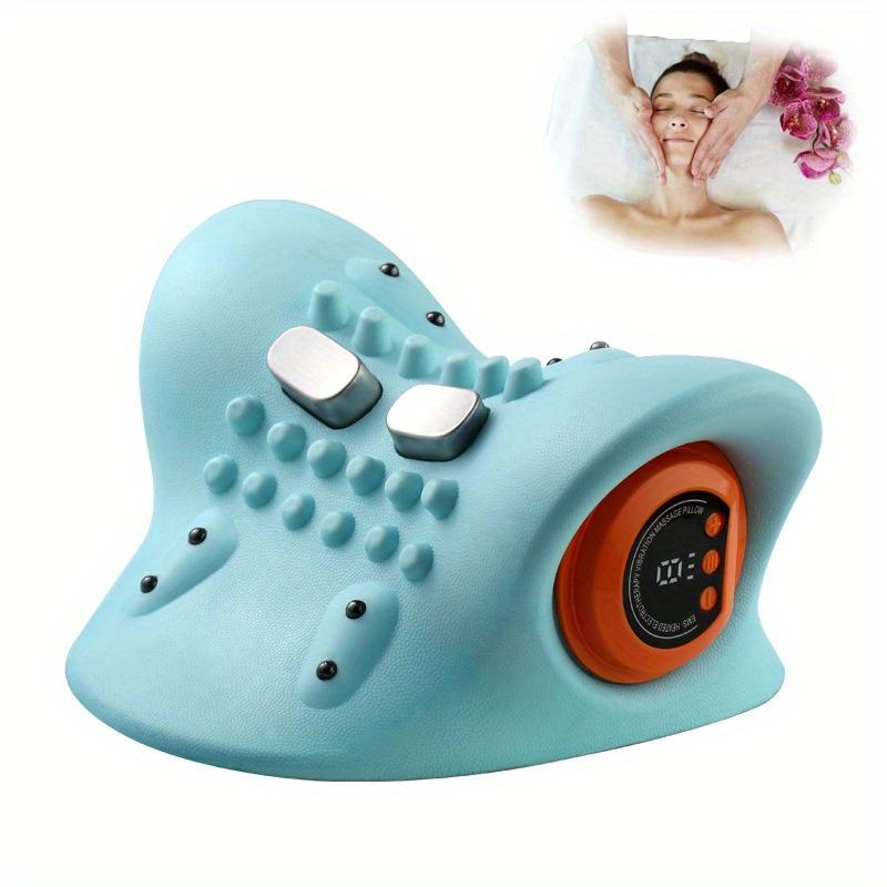Electric Neck Massager 1500mah Cervical Spine Stretch Relaxer Cervical Pillow Head Acupoint Massage Pillow Neck Stretcher