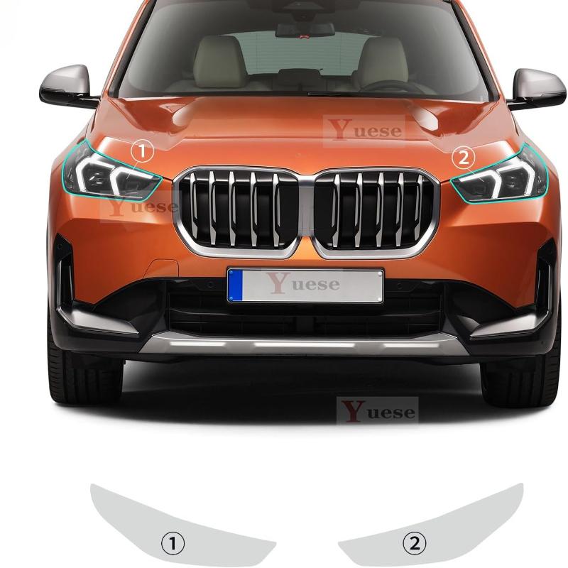 Pour BMW X1 U11 de base Film Anti-collision pour Phares et Rétroviseurs TPU Transparent Protecteur Autocollants Originaux