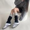 Contrast Color Stitching Leg Cover Simple And Versatile Multi-Color Warm Socks
