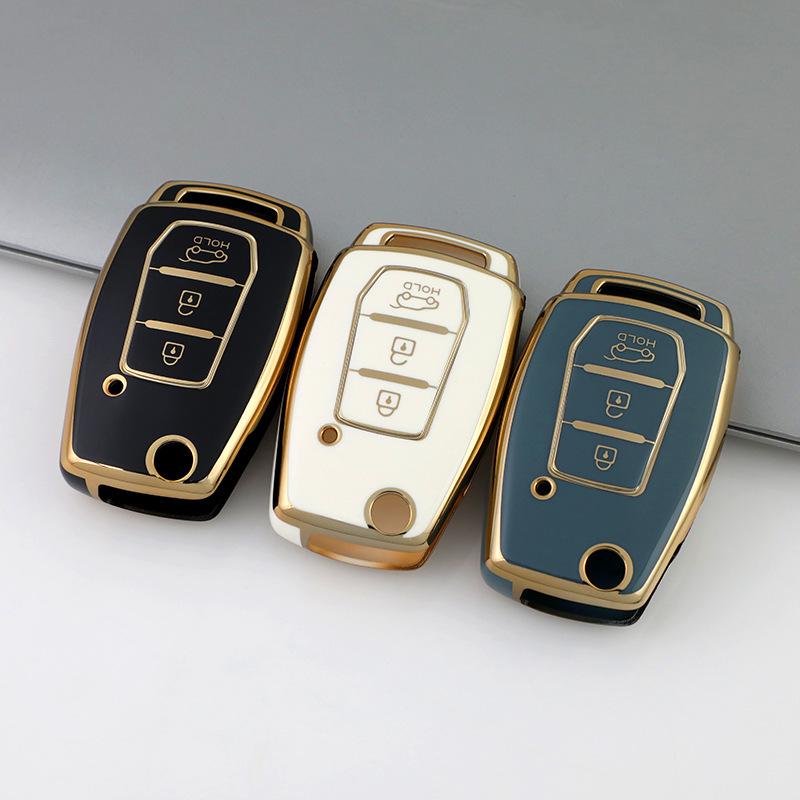 TPU Soft Rubber Key Cover for SsangYong Korando/Rexton - Ideal for Cross-Border Exports to Korea