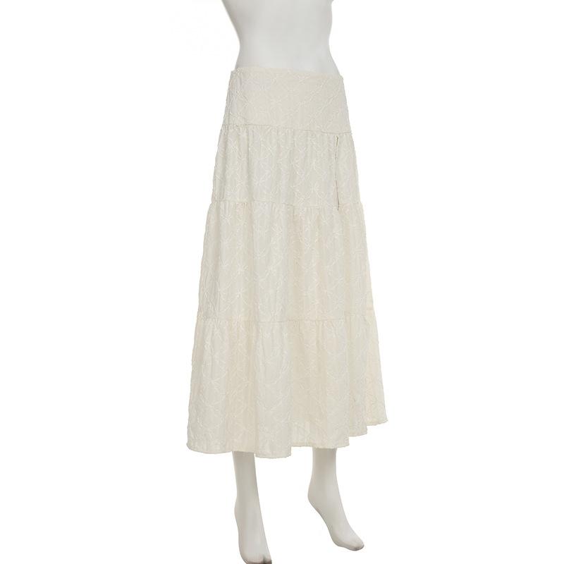 Women's Jacquard High Slit Hottie Sexy Low Waist Skinny Holiday  Skirt