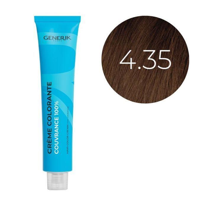 Generik Crème Colorante n°4.35 Châtain Doré Acajou