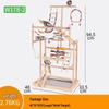 Parrot Play Stand & Training Station with Climbing Ladder, Swing, and Bird Toys