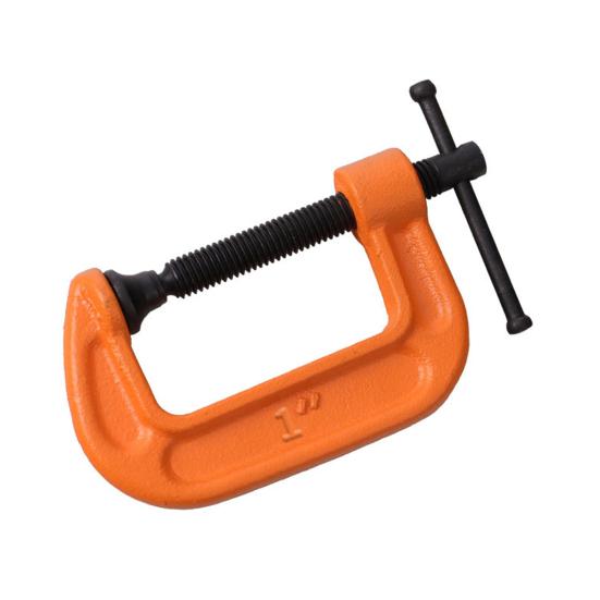 

G-зажим для регулировки тяжелых условий эксплуатации 1/2/3/4/5/6/8 дюймов с мягкой губкой C-образный зажим для работы по дереву 1inch