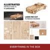 Ugears Wing Door Sports Coupe 70205 Wooden Puzzle, No Glue or Tools Required, 3D Puzzle with Assembly Instructions