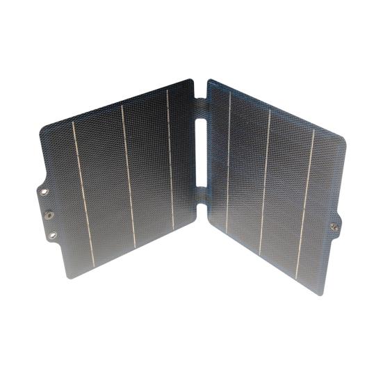 Solar Panel 10W High-Power Output Lightweight Portable Dual USB Type-C Interfaces ETFE Scratch-Proof Surface Solar Panel