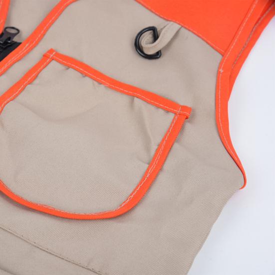 Kids Outdoor Adventure Kit Explorer Vest And Hat Set Pretend Play And Nature Exploration Gear Set for Young Explorers Camping Fishing Cosplay Costume