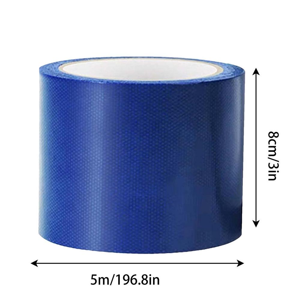 Waterproof PVC Tent Repair Tape Rainproof Tarpaulin Adhesive Tape Outdoor Awning Repairing Tape Gummed Tape Film Repair Paste