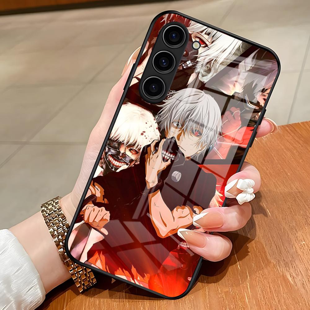 Anime Tokyo Ghouls Hot Phone Case For Samsung S26 S25 Edge Ultra S23 S22 S21 S20 Ultra Plus S24 Fe A54 A53 A25 Glass Cover