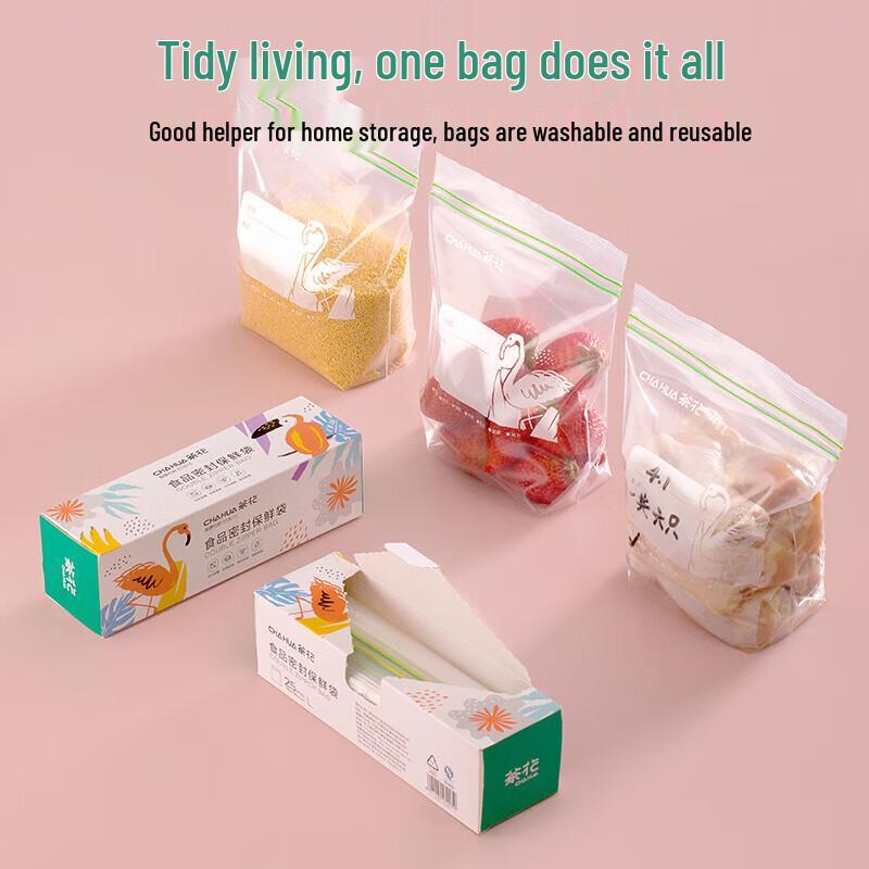 CHAHUA Reusable Food Storage Sealing Bags