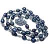 High-End Mixed Color Pearl Necklace: Versatile Beaded Sweater Chain for Women