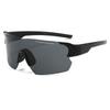 8606 Men'S And Women'S Outdoor Riding Glasses One-Piece Rimless Sports Glasses Pc Uv-Proof Sunglasses