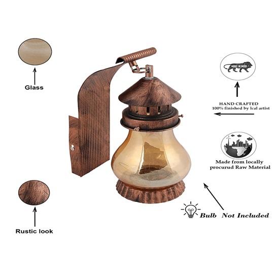 Wall Light Lamp, Mandir Balcony Decoration Items Outdoor, Lanterns for Living Room, Diwali Decoration Items for Home Decor