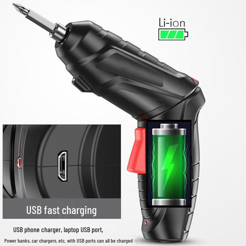 Rechargeable Mini Electric Screwdriver Drill - Fully Automatic Household Tool