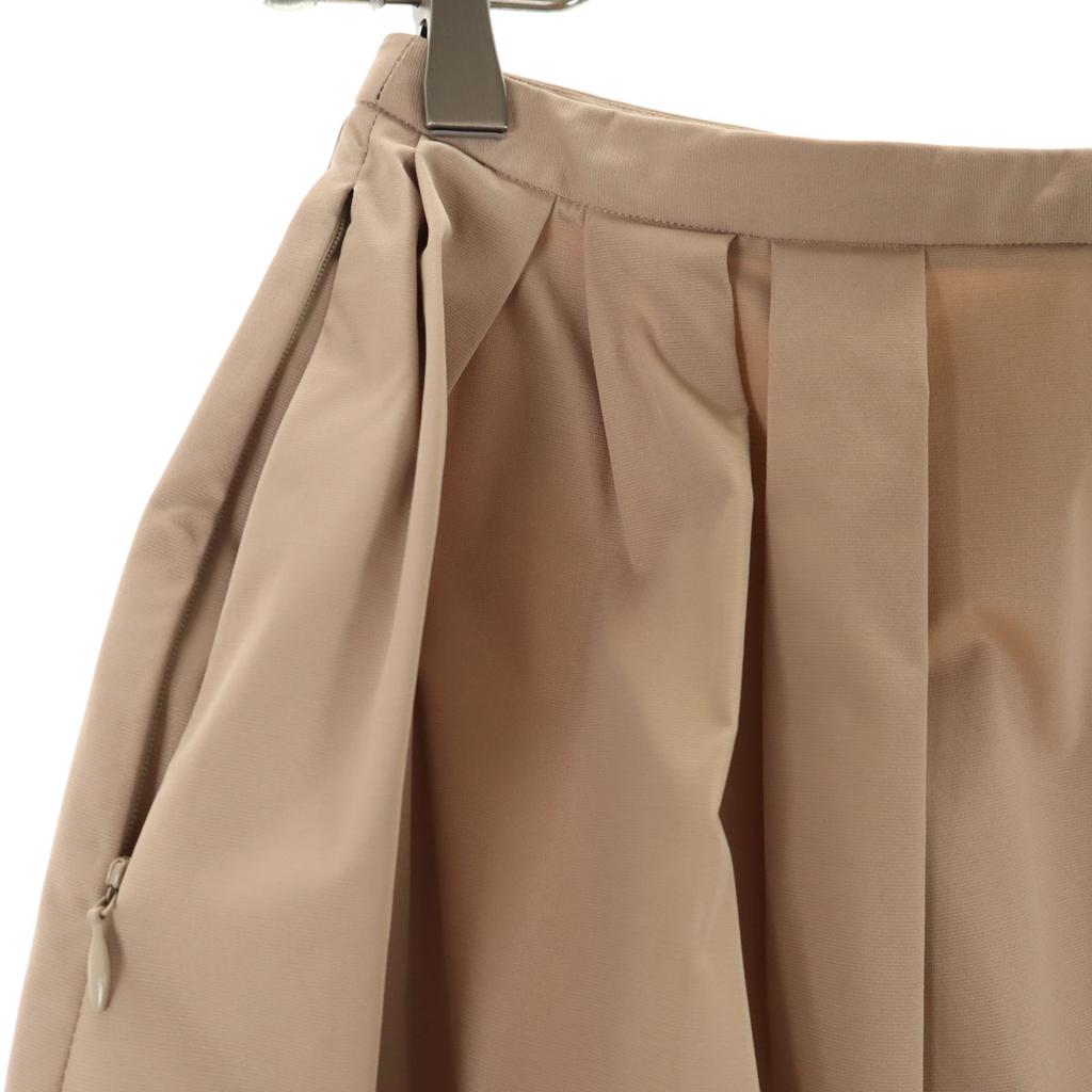 FOXEY NEW YORK Made In Japan Midi Length Flare Skirt 38 Beige Women Used