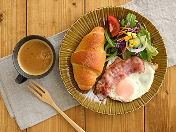 EAST table Großer Teller, 25 cm, Karamell, Minoruba, hergestellt in Japan, mikrowellengeeignet, spülmaschinenfest, Teller, Geschirr, kspl01125003