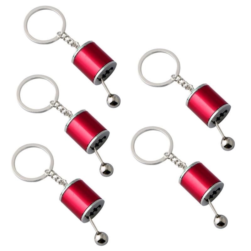 Stylish Alloy Shifts Keychain For Car Enthusiasts Universal Gear Keyring Accessory Lightweight Travel Essential