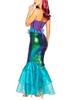 Halloween Women Mermaid Cosplay Costume Game Uniform Stage Performance Outfit